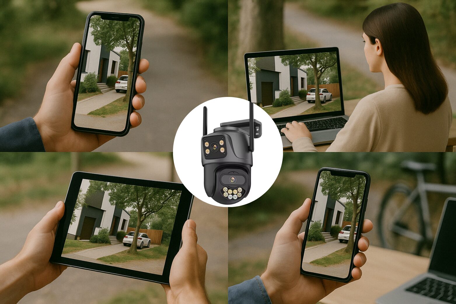 | SécuMax Caméra de Surveillance Extérieure SECUMAX Double Vision 4K 8MP Wi-Fi PTZ – Image 11