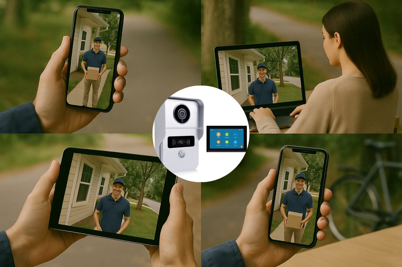 | SécuMax Vidéophone AMOCAM 1080p Wi-Fi 7 Pouces – Image 9