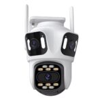 Caméra de Surveillance Extérieure SECUMAX Triple Vision 6K Wi-Fi PTZ