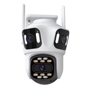 Caméra de Surveillance Extérieure SECUMAX Triple Vision 6K Wi-Fi PTZ