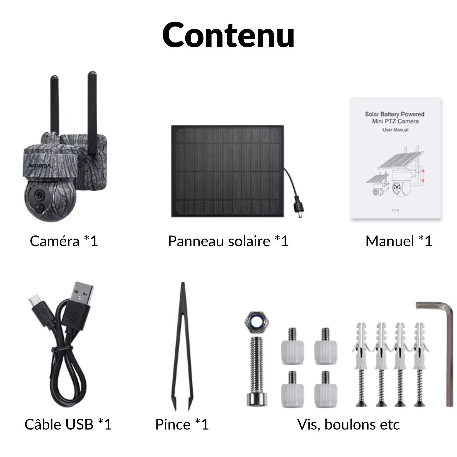 | SécuMax Caméra de Surveillance Extérieure INQMEGA 4MP Sans-Fil Wi-Fi/4G Solaire PTZ Camouflage – Image 10