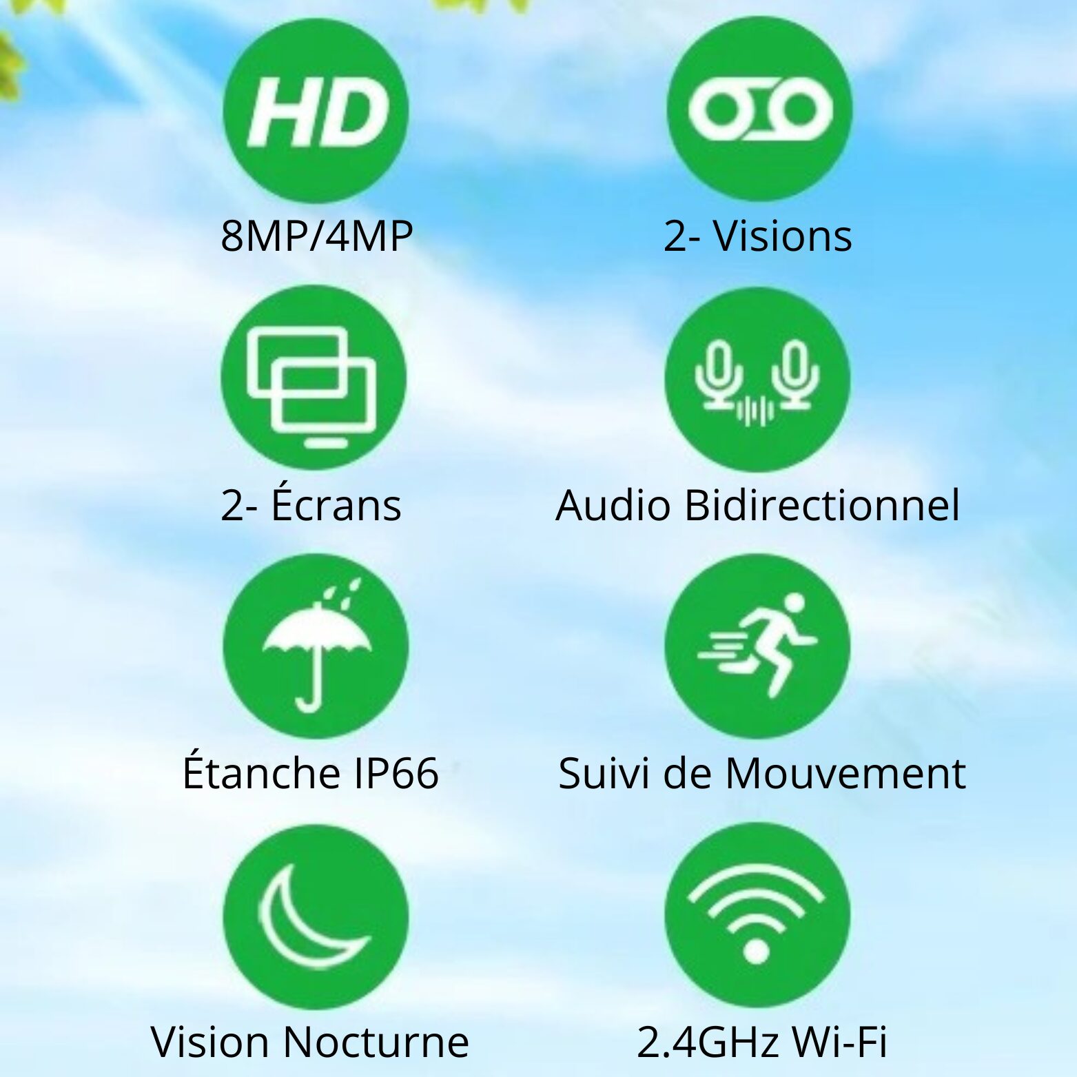 | SécuMax Caméra de Surveillance Extérieure SECUMAX Double Vision 4K 8MP Wi-Fi PTZ – Image 9