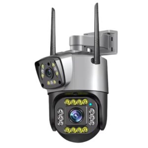 Caméra de Surveillance Extérieure SECUMAX Double Vision 4K 8MP 4G/Wi-Fi PTZ