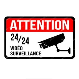 Autocollant Vidéo Surveillance