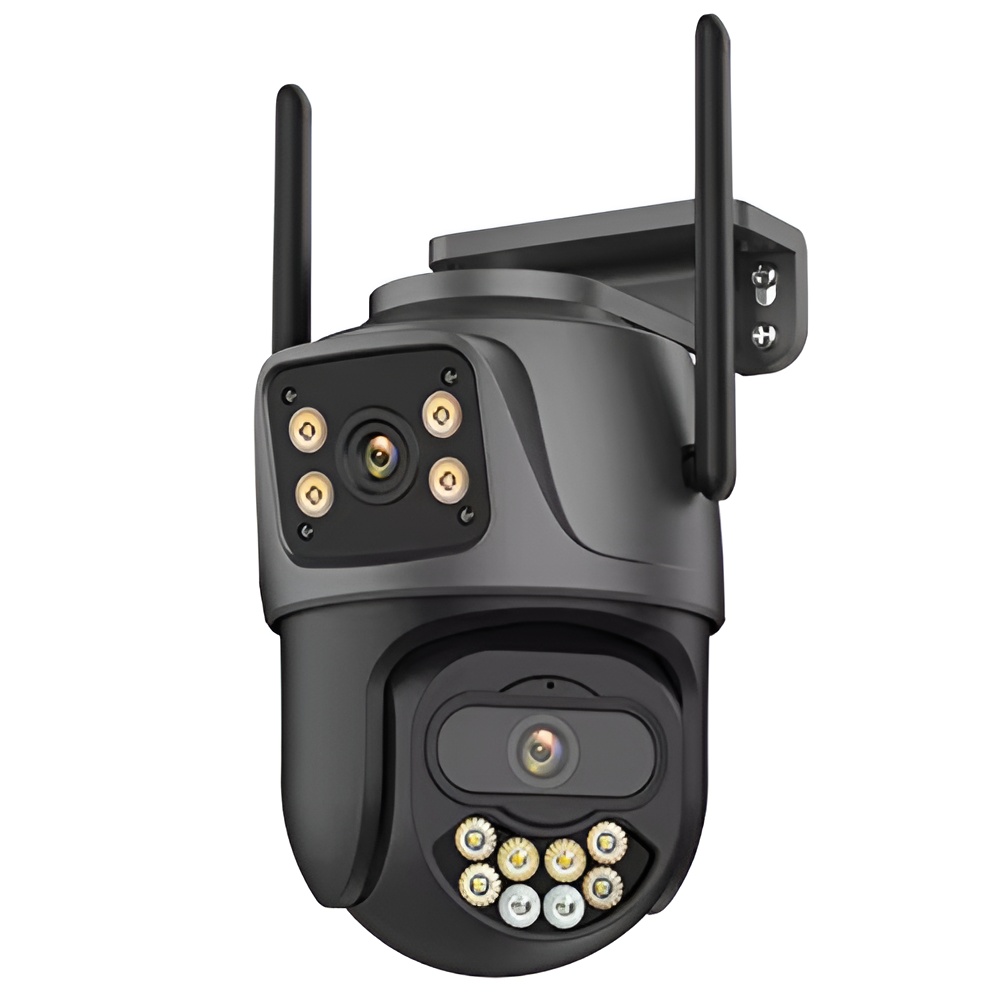 | SécuMax Caméra de Surveillance Extérieure SECUMAX Double Vision 4K 8MP Wi-Fi PTZ