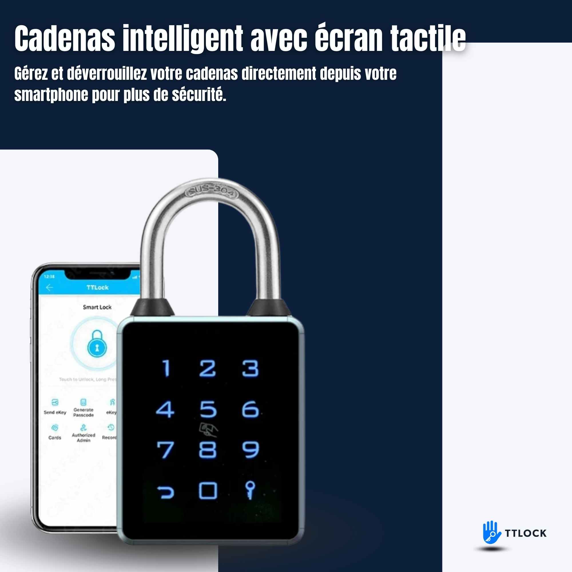 | SécuMax Cadenas Électronique à Code EGFirtor – Image 2