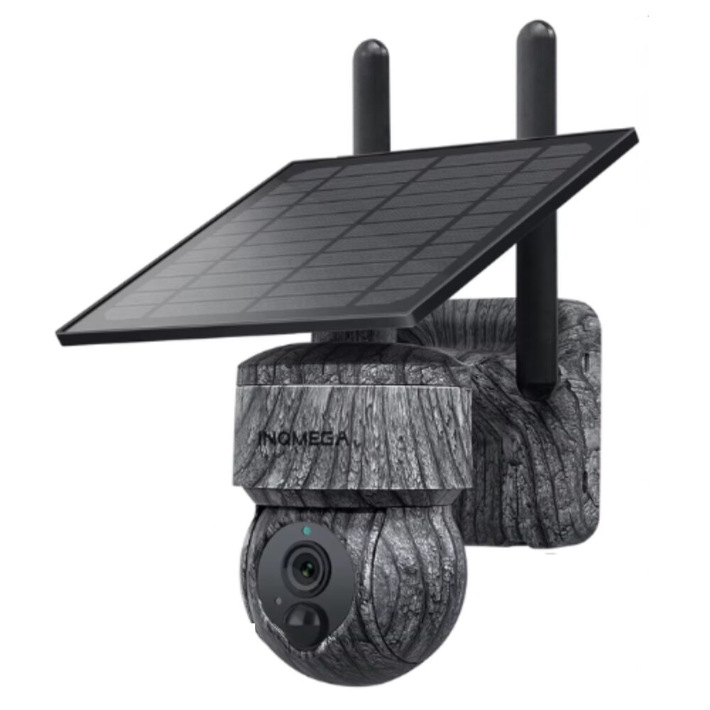 | SécuMax Caméra de Surveillance Extérieure INQMEGA 4MP Sans-Fil Wi-Fi/4G Solaire PTZ Camouflage