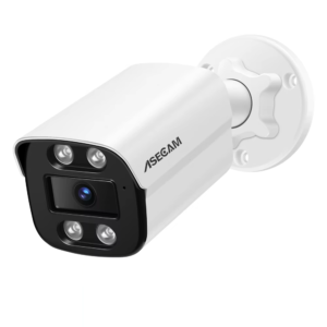 Caméra de Surveillance Extérieure ASECAM Ethernet 4K 8MP