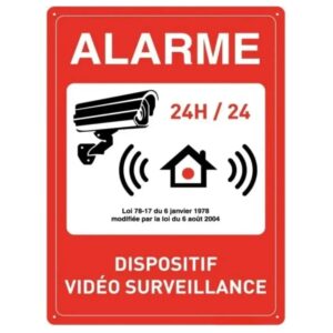 Panneau Vidéo Surveillance Alarme 10