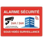 Panneau Vidéo Surveillance Alarme 6