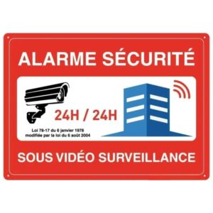 Panneau Vidéo Surveillance Alarme 6