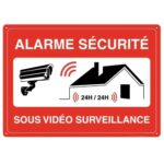 Panneau Vidéo Surveillance Alarme 1