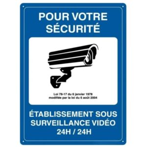 Panneau Vidéo Surveillance Alarme 5