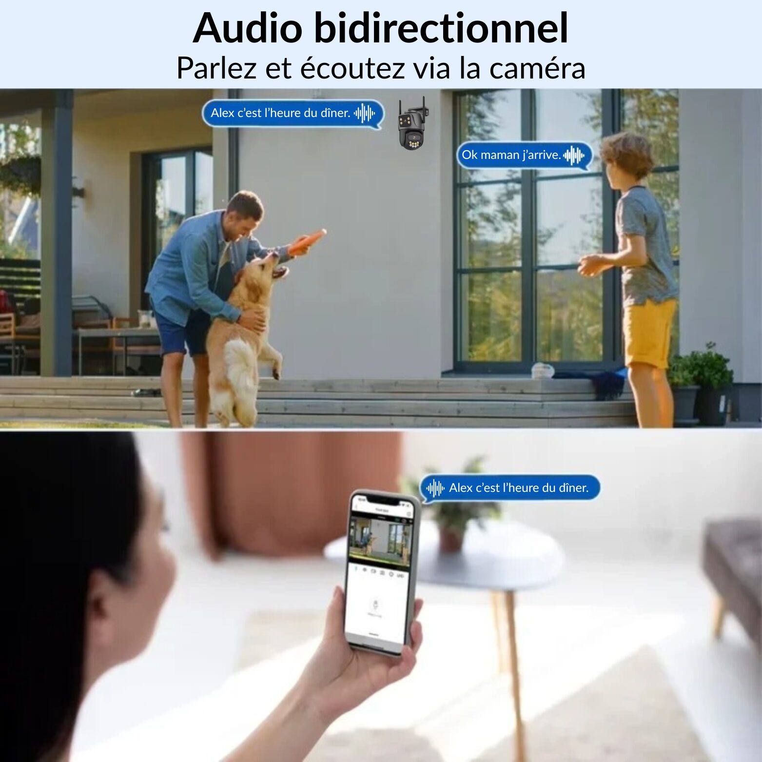| SécuMax Caméra de Surveillance Extérieure SECUMAX Double Vision 4K 8MP Wi-Fi PTZ – Image 4