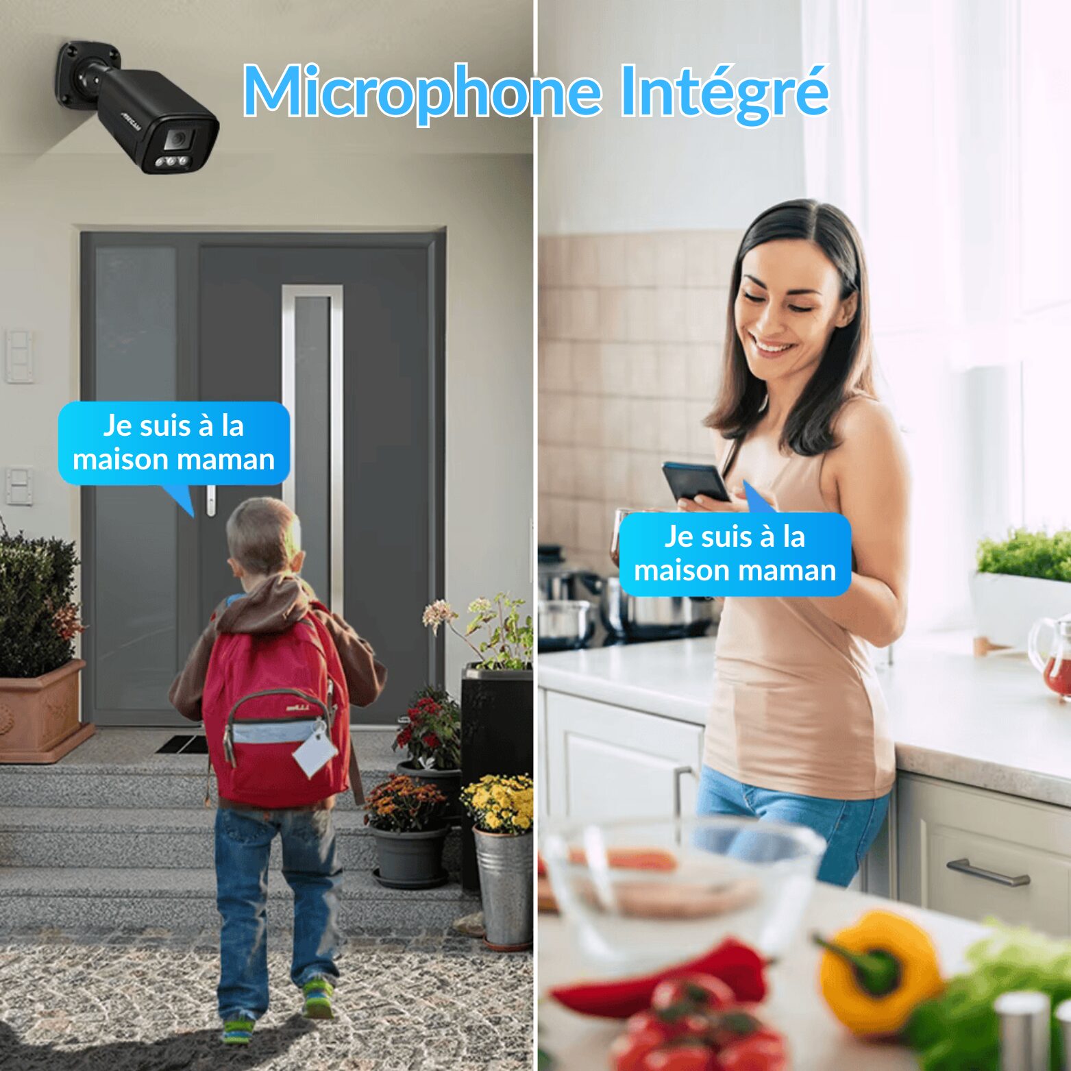 | SécuMax Caméra de Surveillance Extérieure ASECAM Ethernet 4K 8MP Noir – Image 3
