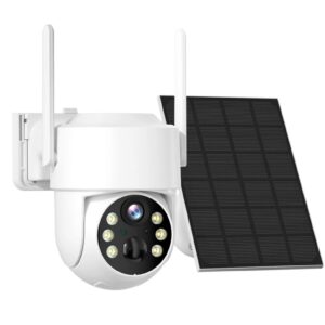 Caméra de Surveillance Extérieure SECUMAX 4MP Sans-Fil Wi-Fi Solaire PTZ