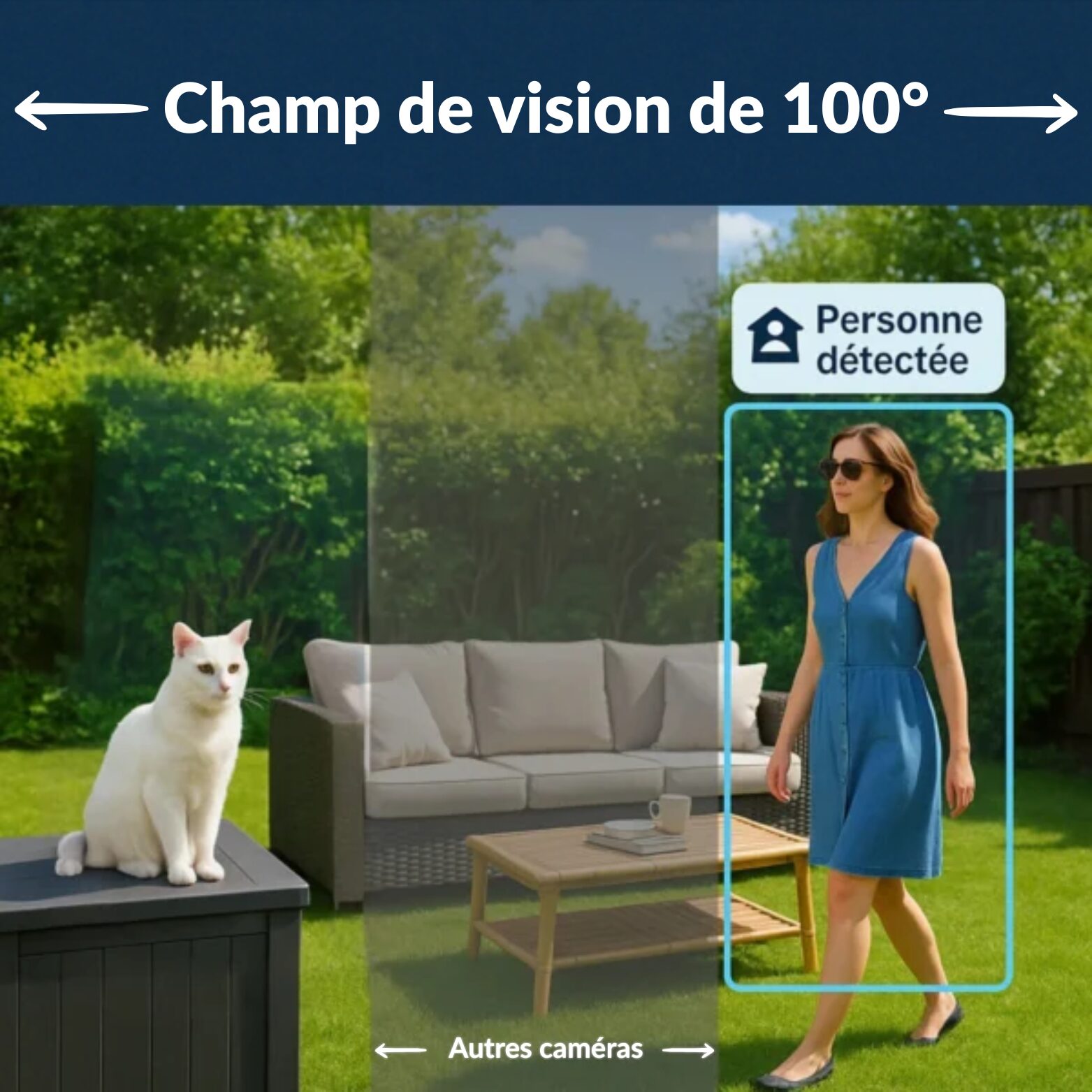 | SécuMax Caméra de Surveillance Extérieure SECUMAX 1080p Sans-Fil Wi-Fi Solaire – Image 4