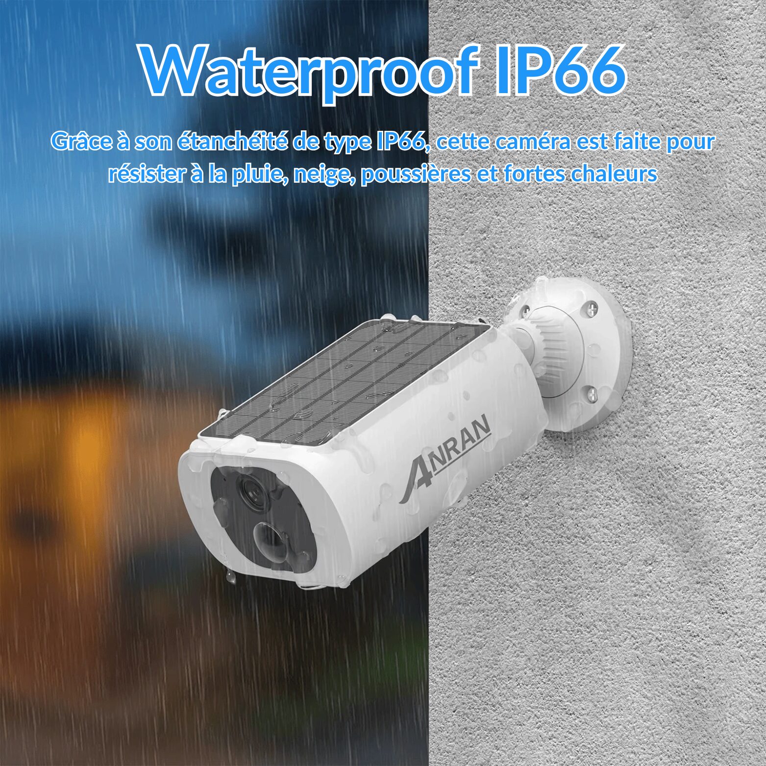 | SécuMax Caméra de Surveillance Extérieure ANRAN 3MP Sans-Fil Wi-Fi Solaire – Image 4