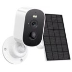 Caméra de Surveillance Extérieure SECUMAX 1080p Sans-Fil Wi-Fi Solaire