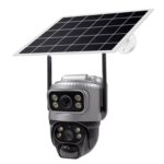 Caméra de Surveillance SECUMAX Double Vision 4K 8MP Sans-Fil 4G PTZ