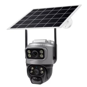 Caméra de Surveillance SECUMAX Double Vision 4K 8MP Sans-Fil 4G PTZ