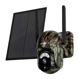 Caméra de Surveillance Extérieure LS VISION 4MP Sans-Fil Wi-Fi/4G Solaire PTZ Camouflage
