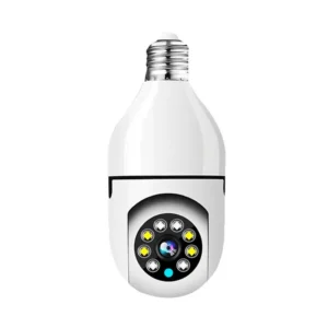 Caméra de Surveillance Intérieure Ampoule SECUMAX 1080P Wi-Fi PTZ