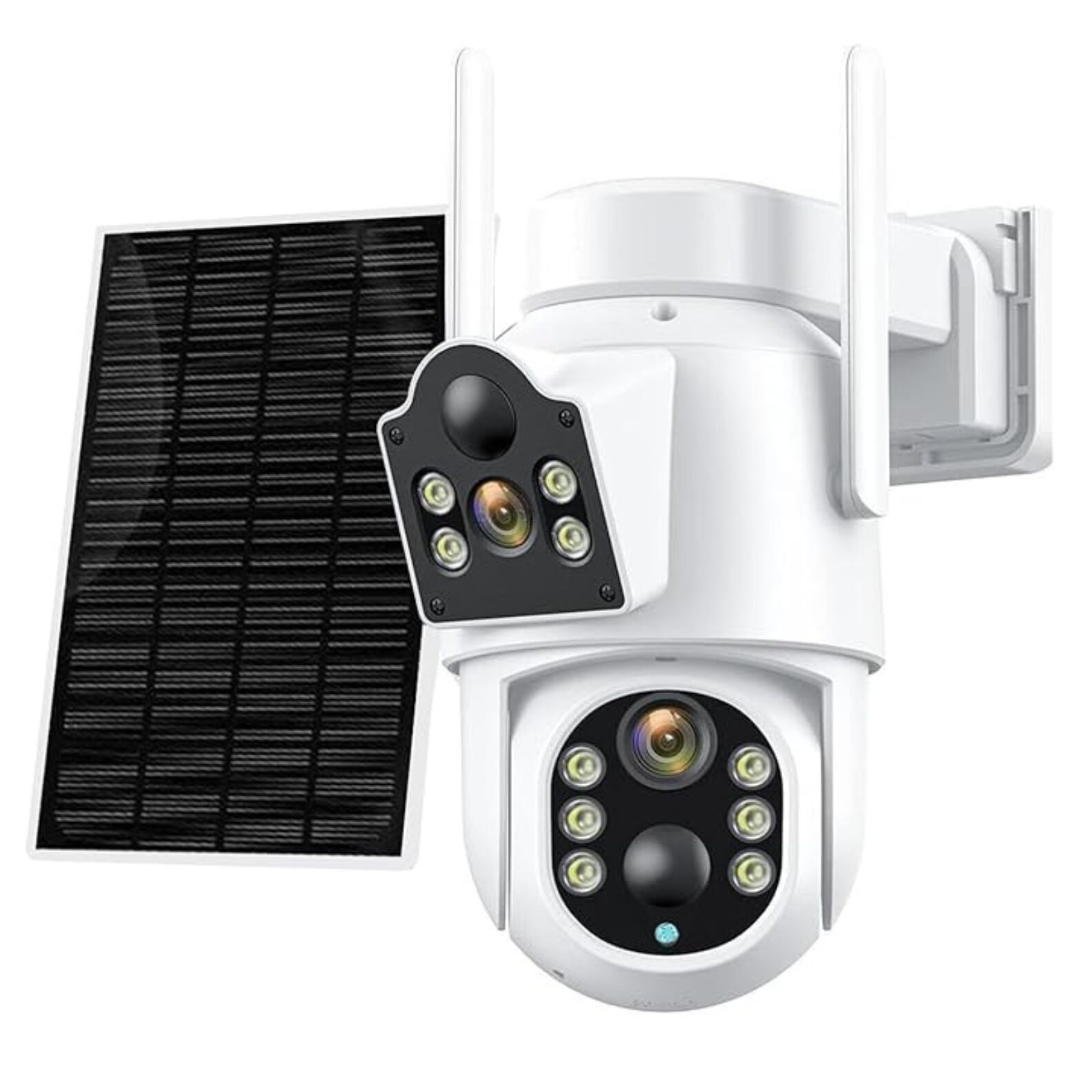 | SécuMax Caméra de Surveillance Extérieure SECUMAX Double Vision 4MP Sans-Fil Wi-Fi Solaire PTZ