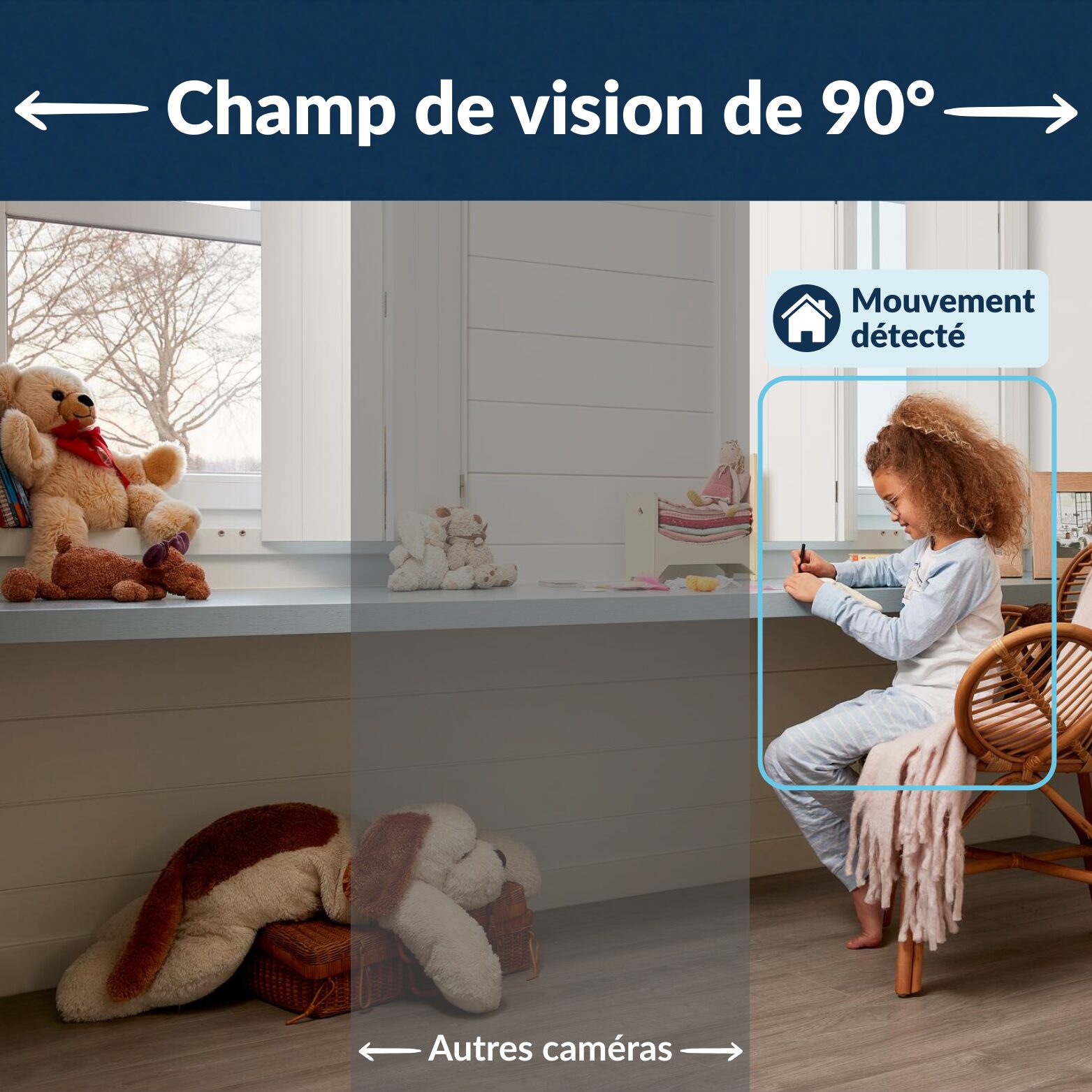 | SécuMax Caméra de Surveillance Intérieure FUERS 5MP Wi-Fi PTZ – Image 7