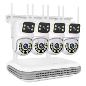 Kit de Caméras de Surveillance SECUMAX Double Vision 6MP Wi-Fi PTZ