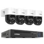 Kit de Caméras de Surveillance HVIEW 5MP Ethernet PTZ