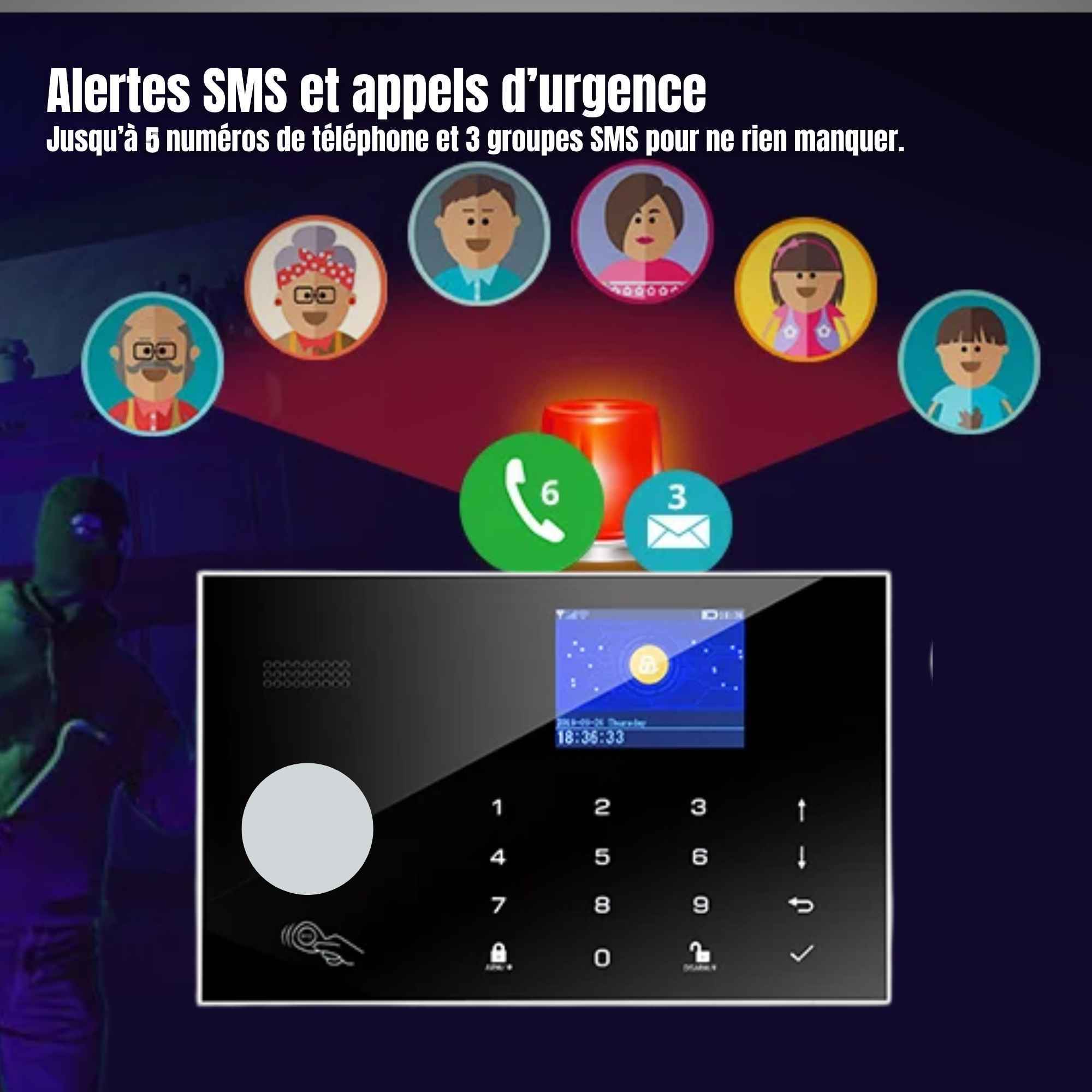 | SécuMax Alarme Maison SECUMAX Wi-Fi Écran – Image 7
