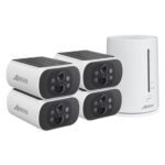 Kit de Caméras de Surveillance ANRAN 4MP Wi-Fi Solaire