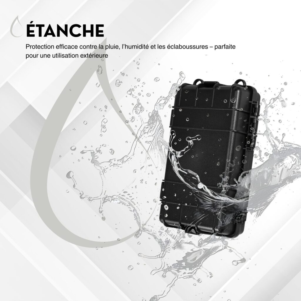 Boîte magnétique étanche avec protection contre pluie et humidité