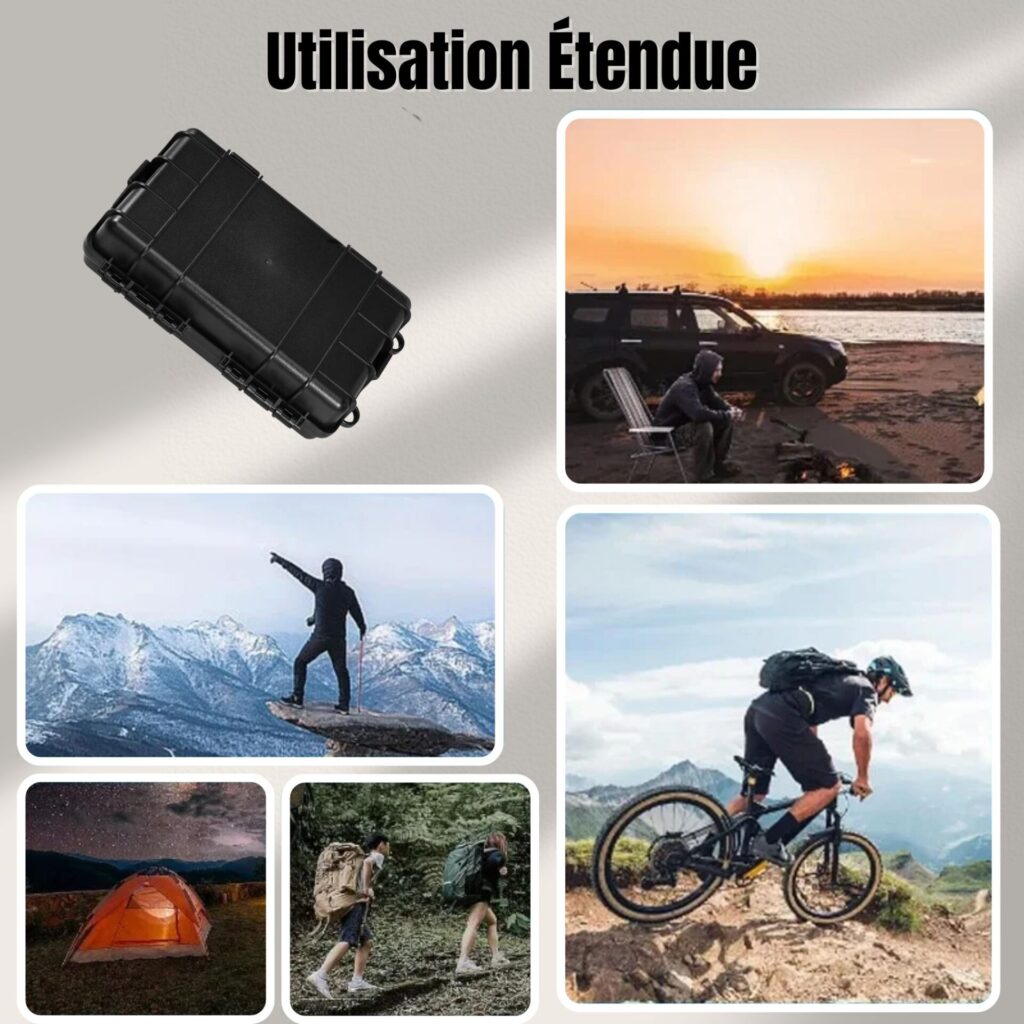 Boîte magnétique pour clés idéale pour randonnée, camping et vélo