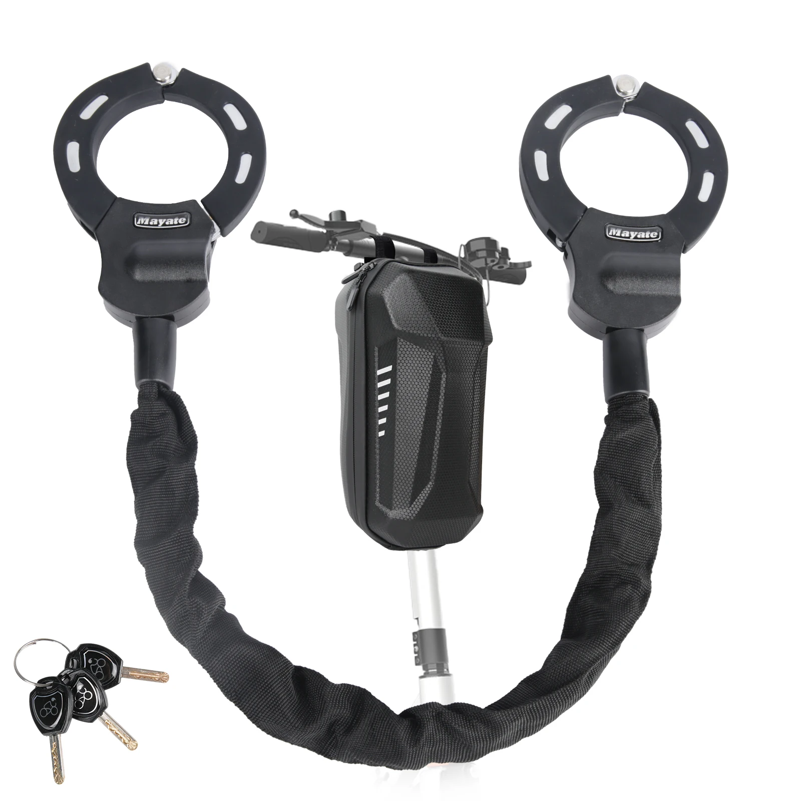 | SécuMax Antivol vélo & trottinette — Chaîne de Sécurité 90 cm