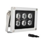 Projecteur infrarouge — Lampe IR 6 LED 40m Vision Nocturne CCTV