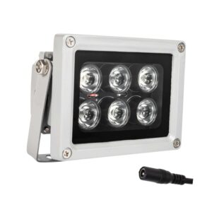 Projecteur infrarouge — Lampe IR 6 LED 40m Vision Nocturne CCTV