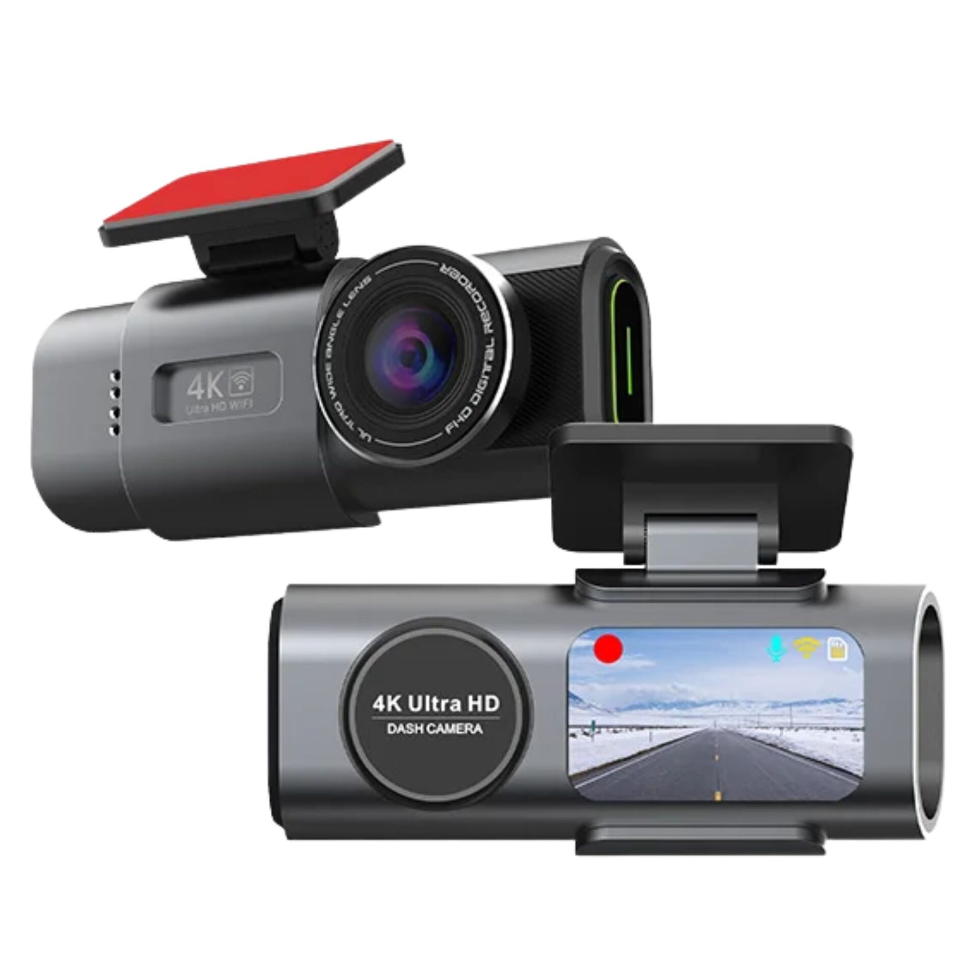 | SécuMax Caméra Voiture — Dash Cam 4K UHD avec GPS & WiFi