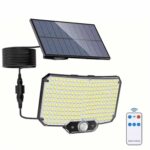 Projecteur solaire — Lampe Murale LED Super Lumineuse IP65 avec Détecteur PIR