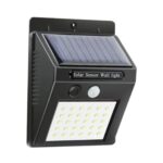 Projecteur solaire — Lampe Murale LED avec Détecteur PIR Étanche