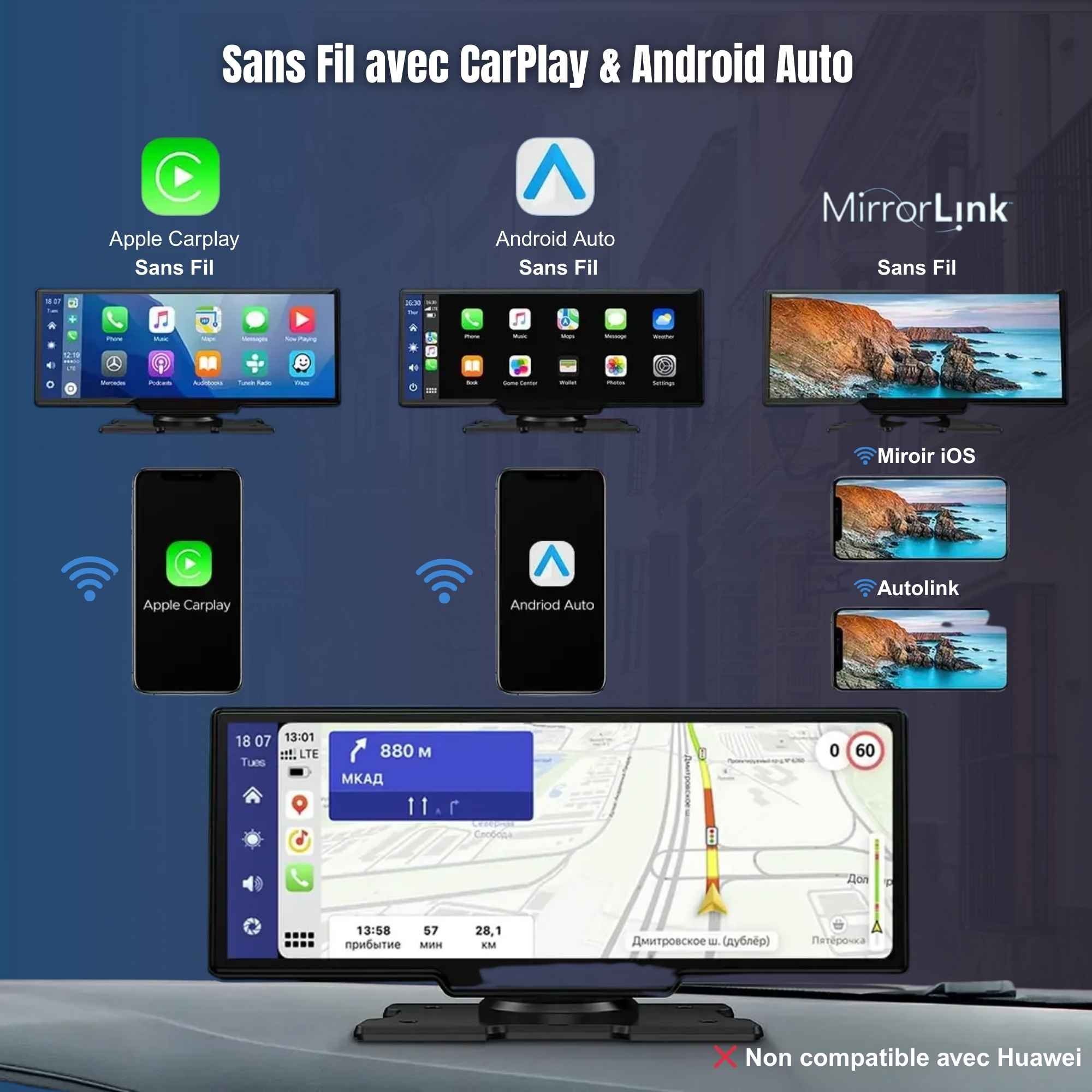 | SécuMax Caméra Voiture — Dash Cam 4K 10/11.26" avec GPS – Image 3