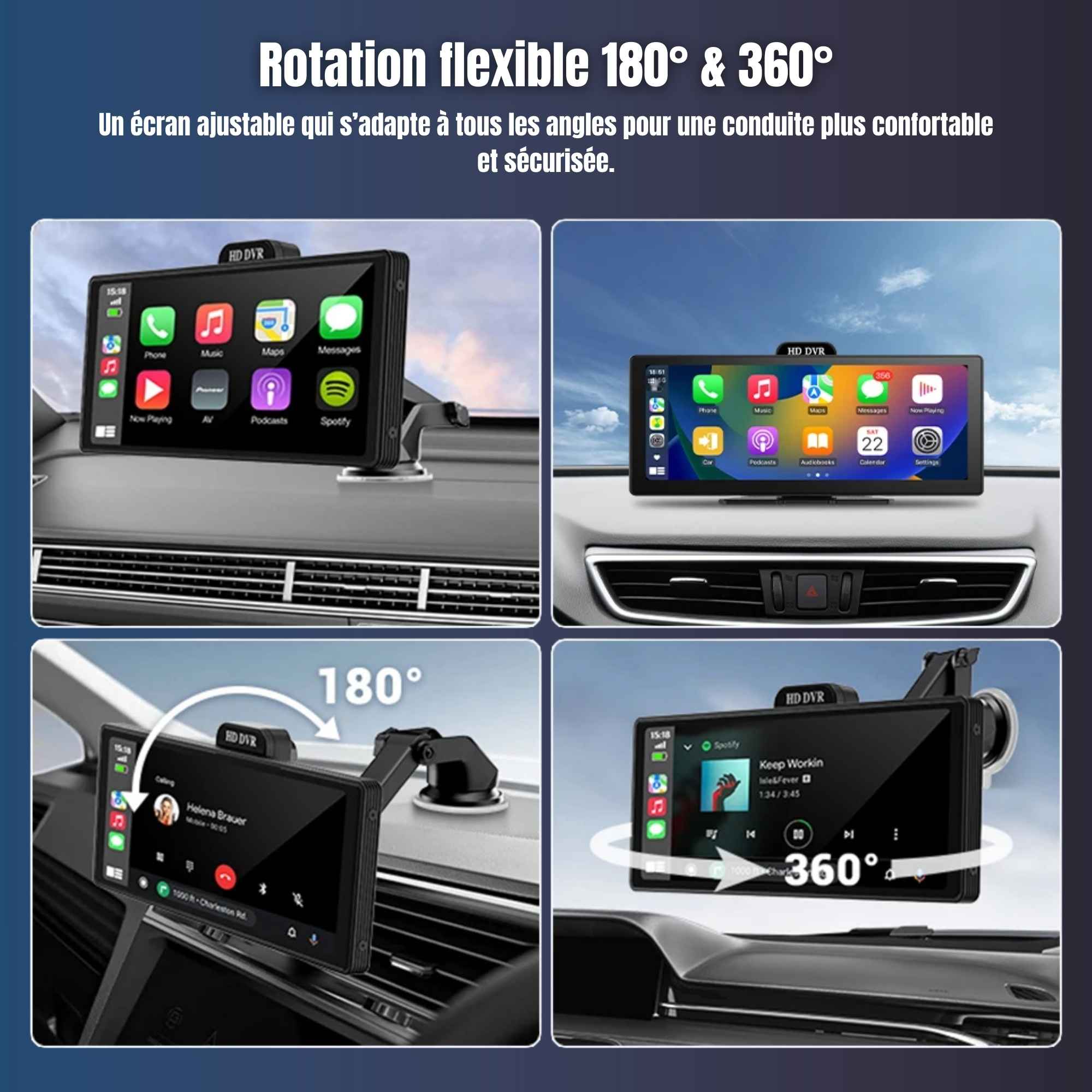 | SécuMax Caméra Voiture — Dash Cam 4K 10/11.26" avec GPS – Image 6