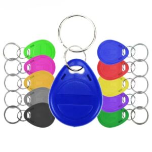 Porte-clés RFID — Lot de 10 Badges 125kHz T5577 Réinscriptibles